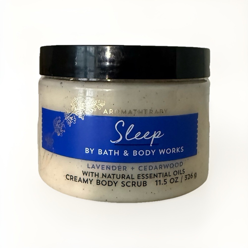 Bath & Body Works Sleep Lavender Cedarwood Creamy Body Scrub 11.5‎ oz New
